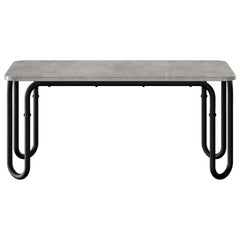 vidaXL Coffee Table Concrete Grey 79.5 x 40 x 36 cm Engineered Wood 3