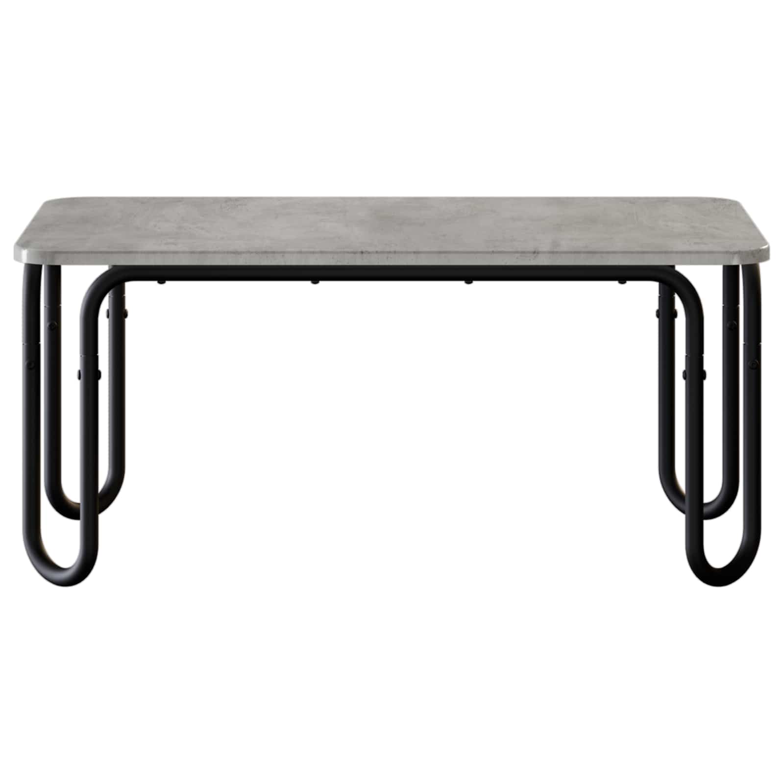 vidaXL Coffee Table Concrete Grey 79.5 x 40 x 36 cm Engineered Wood 3