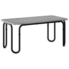 vidaXL Coffee Table Grey Sonoma 79.5 x 40 x 36 cm Engineered Wood 2