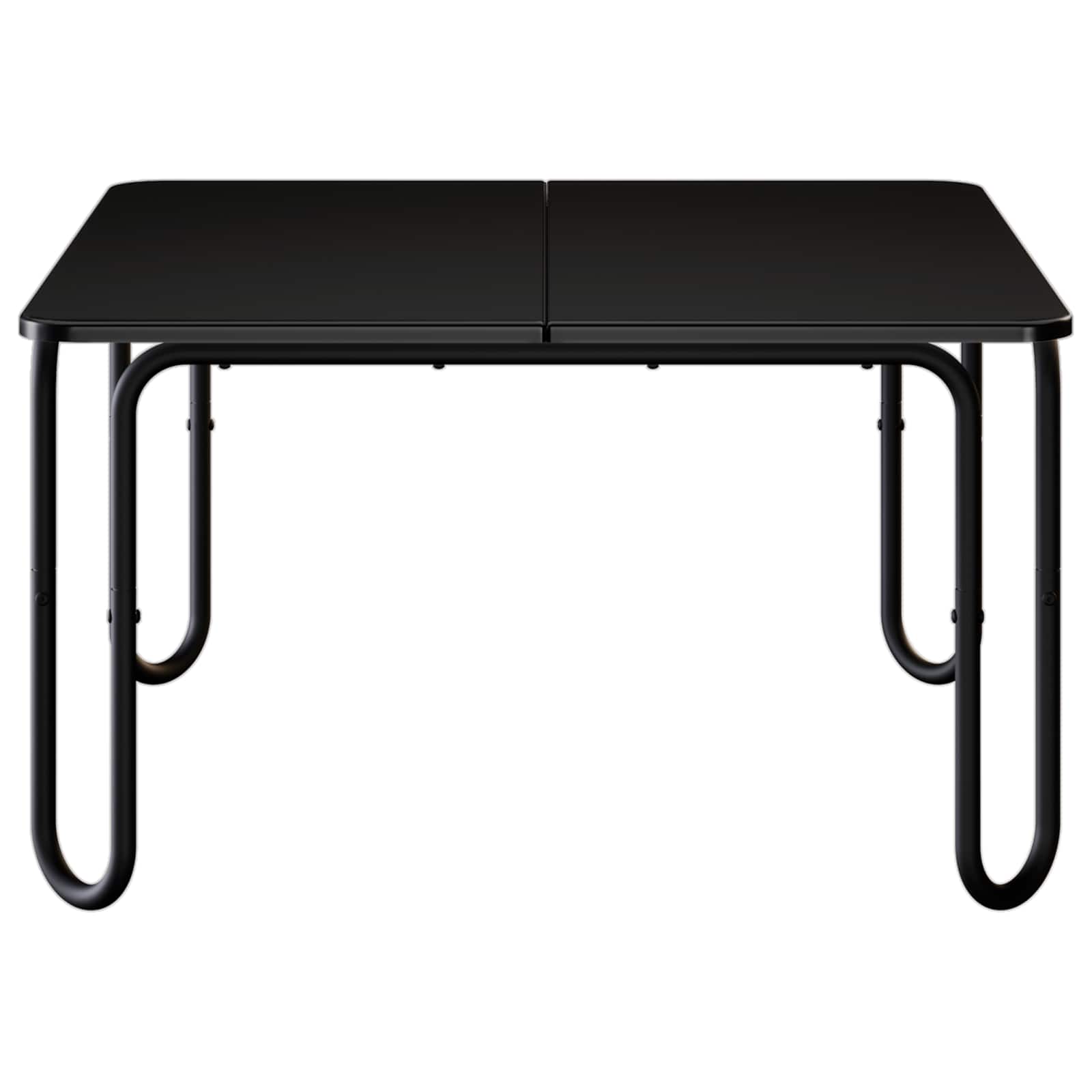 vidaXL Coffee Table Black 79.5 x 79.5 x 45 cm Engineered Wood 3