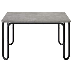 vidaXL Coffee Table Concrete Grey 79.5 x 79.5 x 45 cm Engineered Wood 4