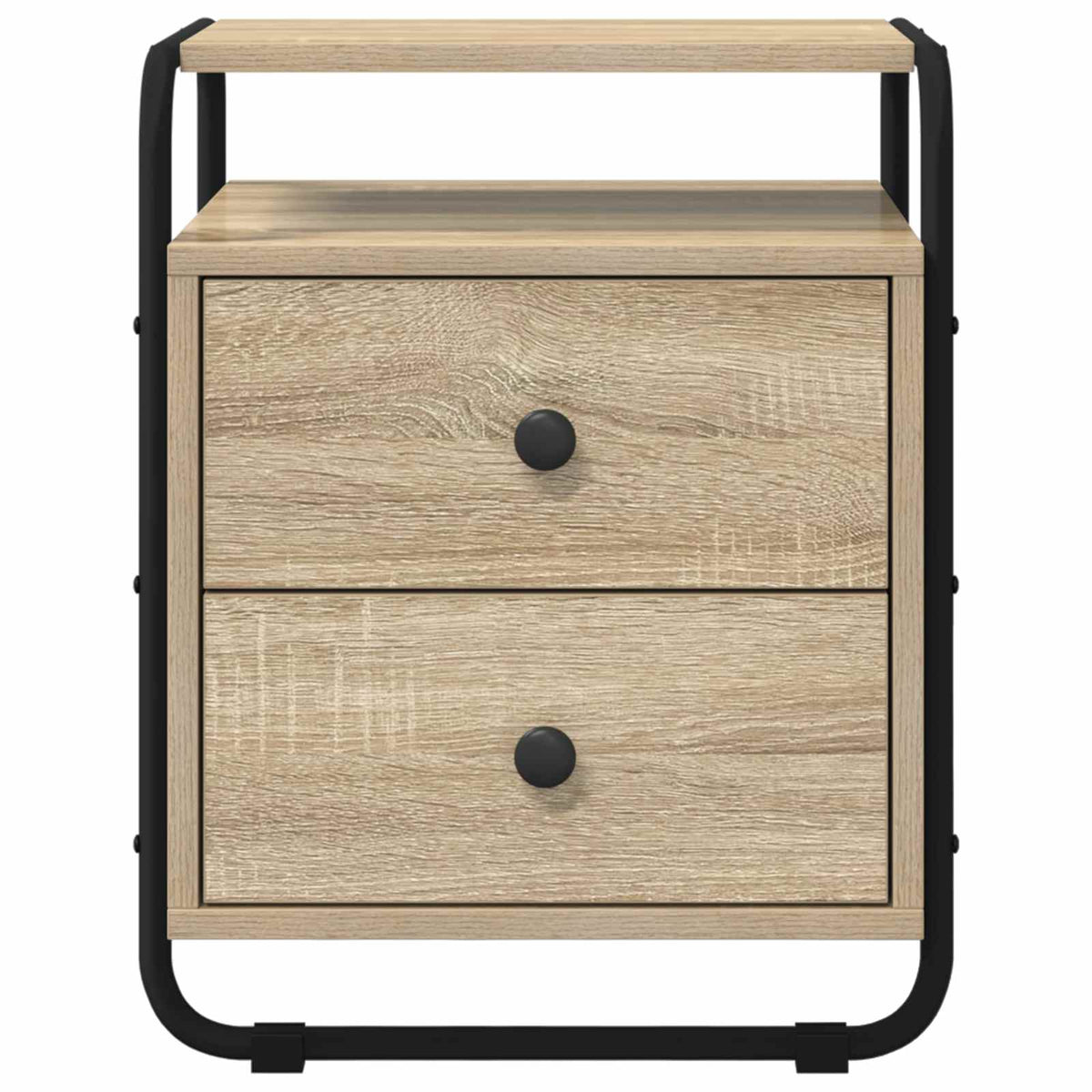 vidaXL Bedside Cabinet 2 pcs Sonoma Oak 40 x 36.5 x 50 cm 6
