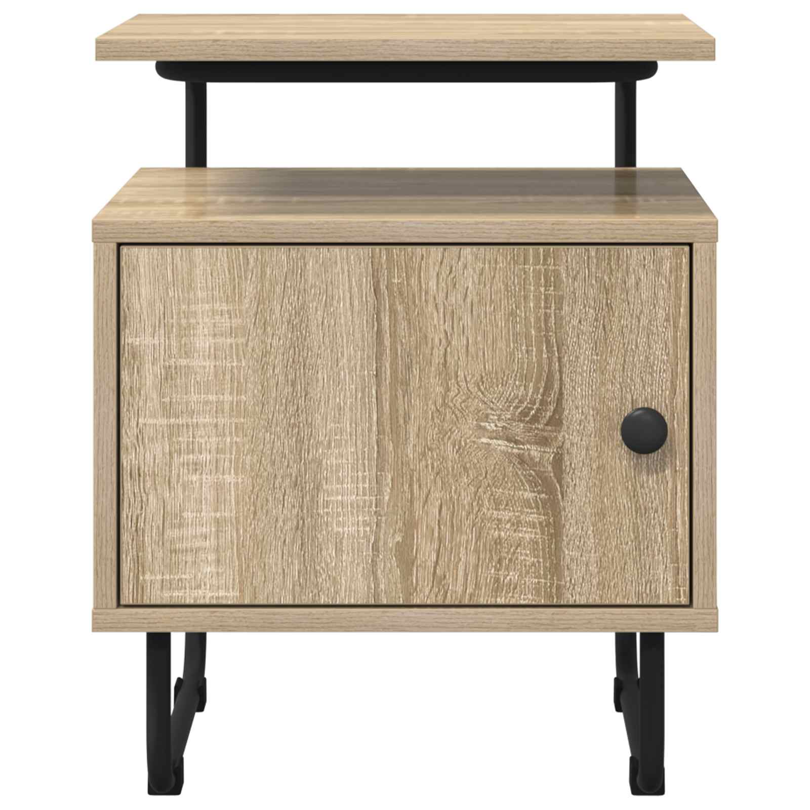 vidaXL Bedside Cabinet 2 pcs Sonoma Oak 40 x 36.5 x 50 cm 6