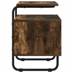 vidaXL Bedside Cabinet 2 pcs Smoked Oak 40 x 36.5 x 50 cm 6