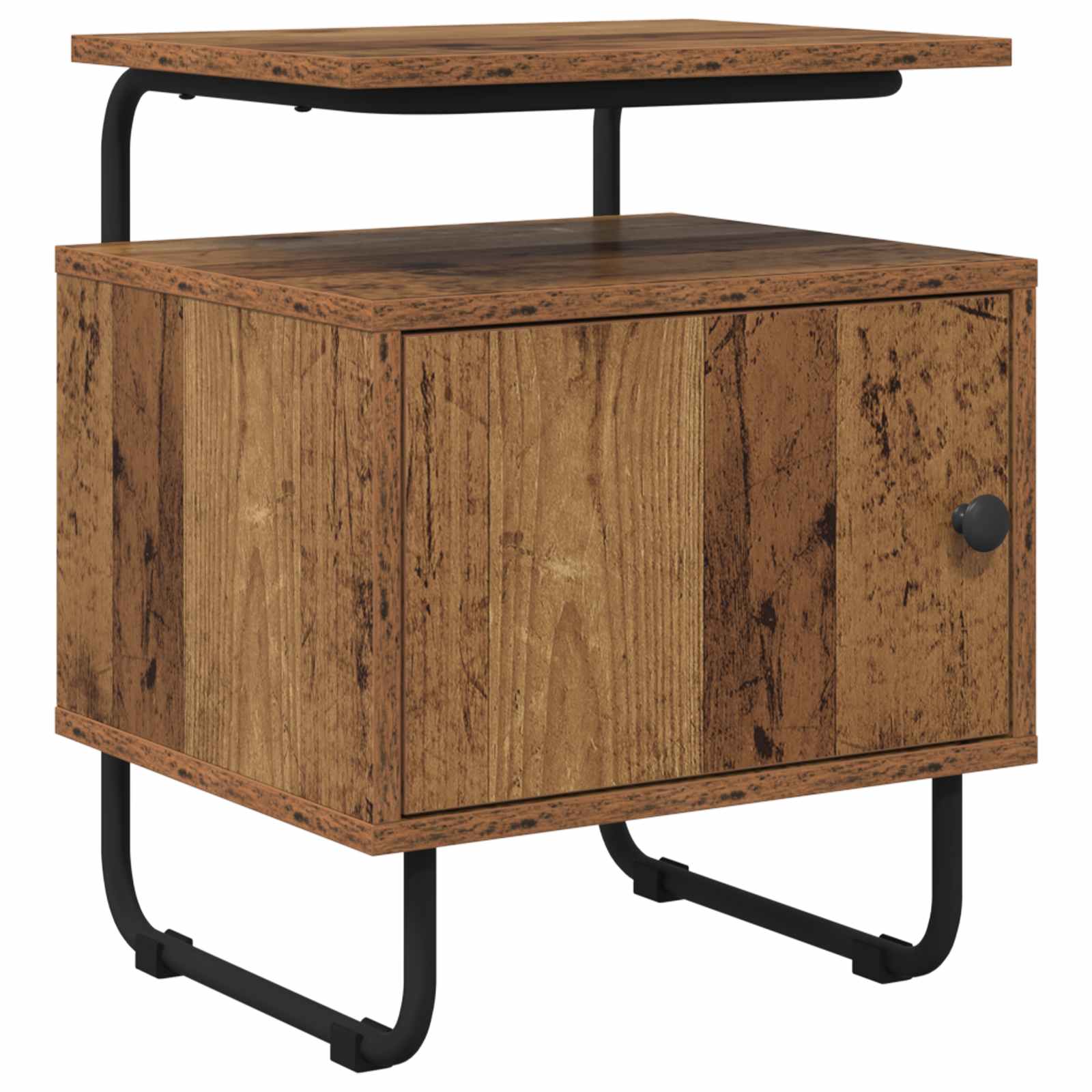 vidaXL Bedside Cabinet Old Wood 40 x 36.5 x 50 cm Engineered Wood 2