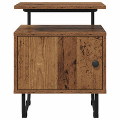 vidaXL Bedside Cabinet 2 pcs Old Wood 40 x 36.5 x 50 cm 5