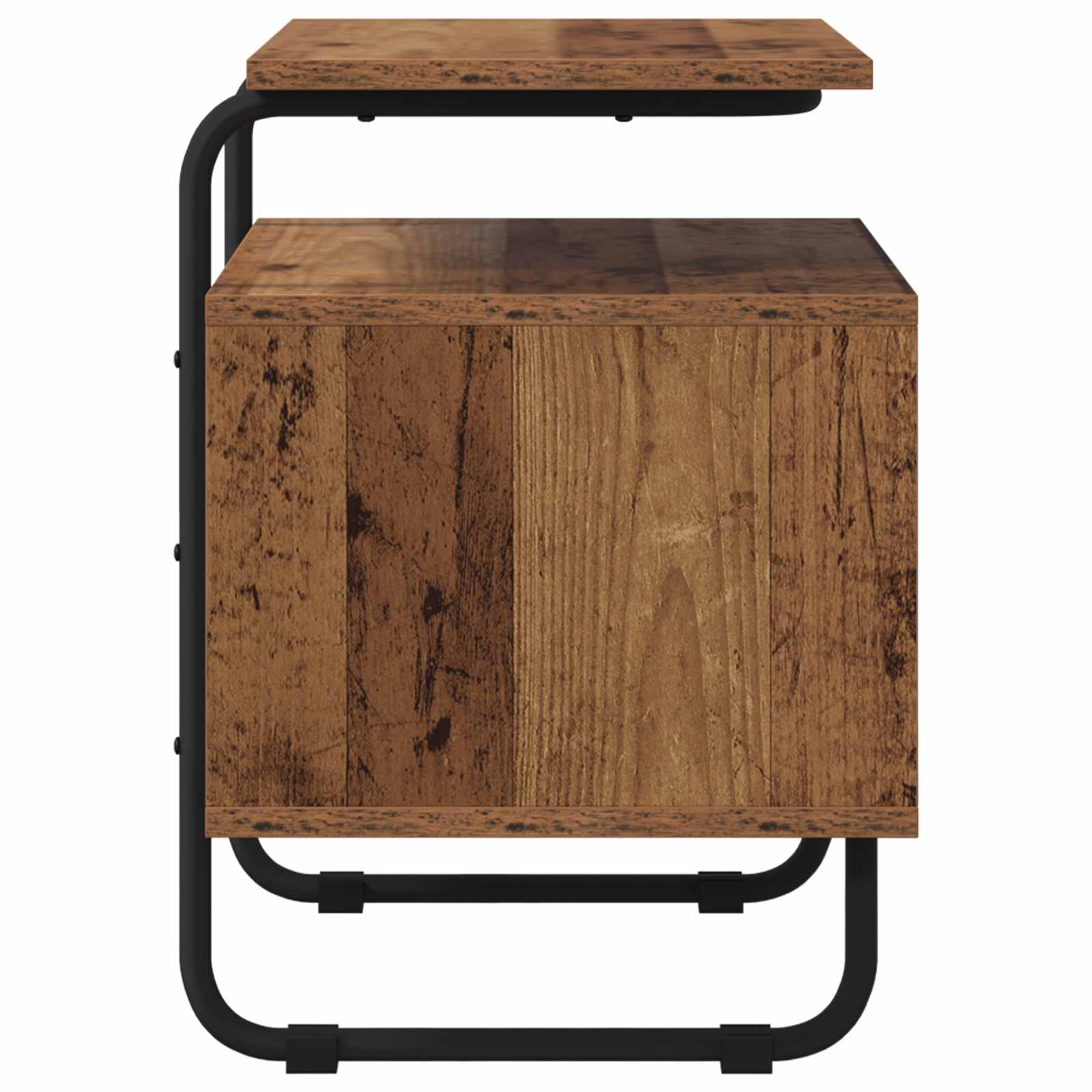 vidaXL Bedside Cabinet 2 pcs Old Wood 40 x 36.5 x 50 cm 6