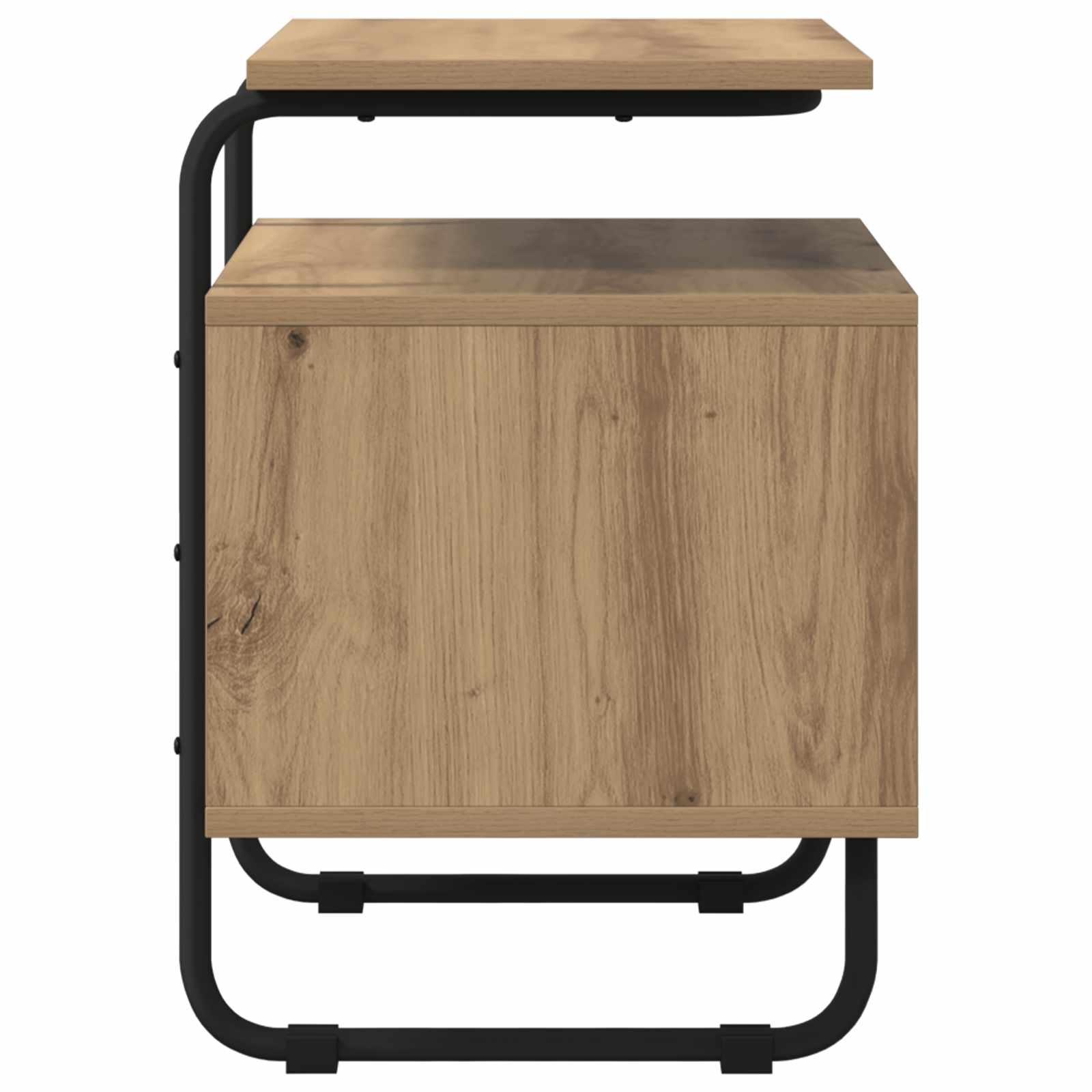 vidaXL Bedside Cabinet Artisan Oak 40 x 36.5 x 50 cm Engineered Wood 5