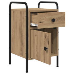 vidaXL Bedside Cabinet Artisan Oak 35 x 36.5 x 61 cm Engineered Wood 3