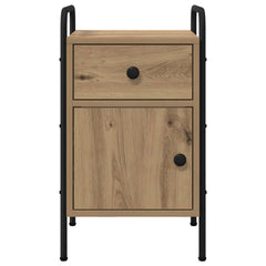 vidaXL Bedside Cabinet Artisan Oak 35 x 36.5 x 61 cm Engineered Wood 4