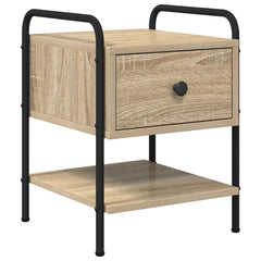 vidaXL Bedside Cabinet 2 pcs Sonoma Oak 35 x 36.5 x 47 cm 4