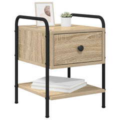 vidaXL Bedside Cabinet 2 pcs Sonoma Oak 35 x 36.5 x 47 cm 3