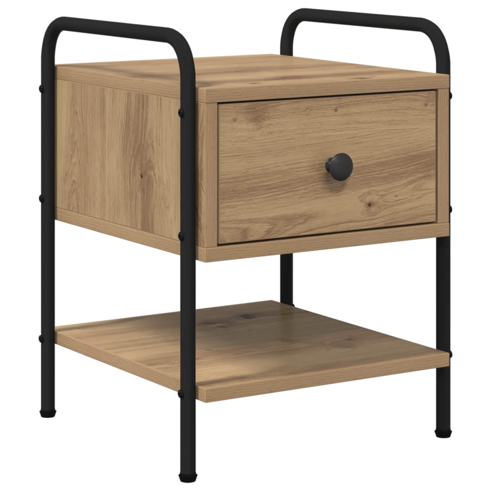 vidaXL Bedside Cabinet 2 pcs Artisan Oak 35 x 36.5 x 47 cm 4