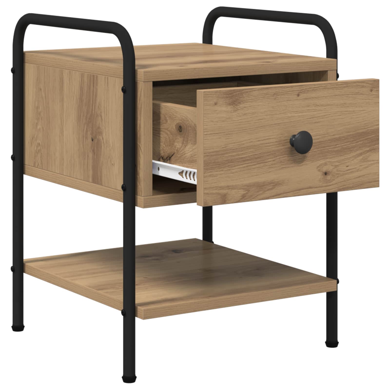 vidaXL Bedside Cabinet 2 pcs Artisan Oak 35 x 36.5 x 47 cm 5