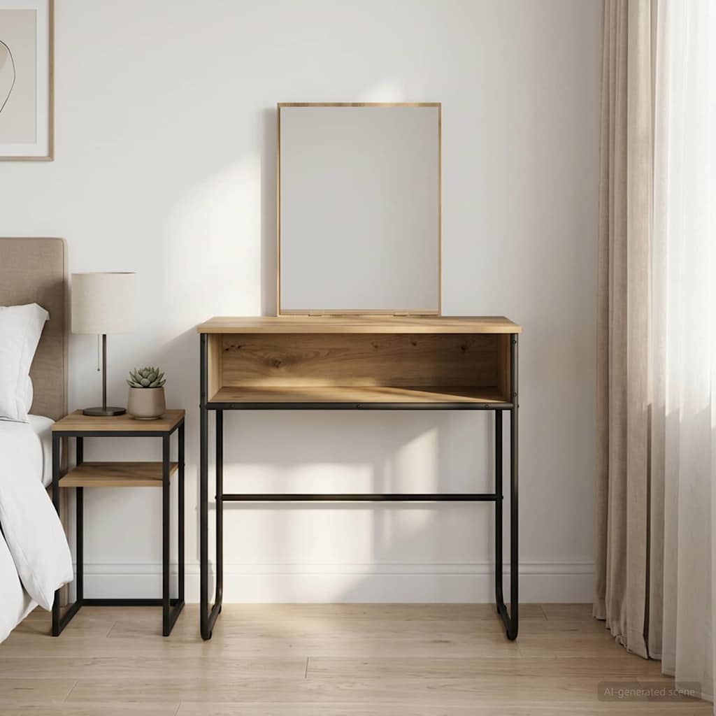 Dressing Table 81 x 40 x 131 cm Engineered Wood Artisan oak