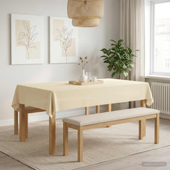 vidaXL Table Cloth Polyester 5 pcs Cream White