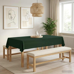 Table Cloth Rectangular 5 pcs Dark Green 140 x 200 cm