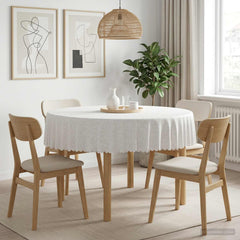 vidaXL Table Cloth Rectangular 5 pcs White