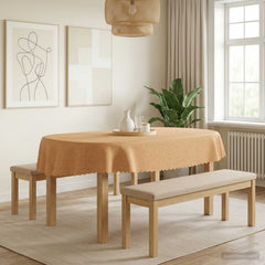 vidaXL Table Cloth Rectangular 5 pcs Beige