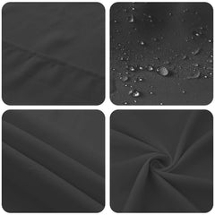 vidaXL Table Cloth 5 pcs Rectangular Dark Grey 110 x 140 cm Polyester 6