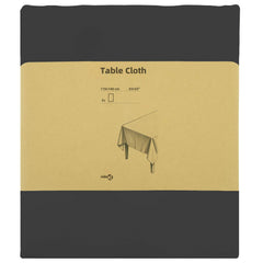 vidaXL Table Cloth 5 pcs Rectangular Dark Grey 110 x 140 cm Polyester 3