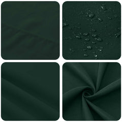 Table Cloth 5 pcs Rectangular Dark Green Polyester, image 6