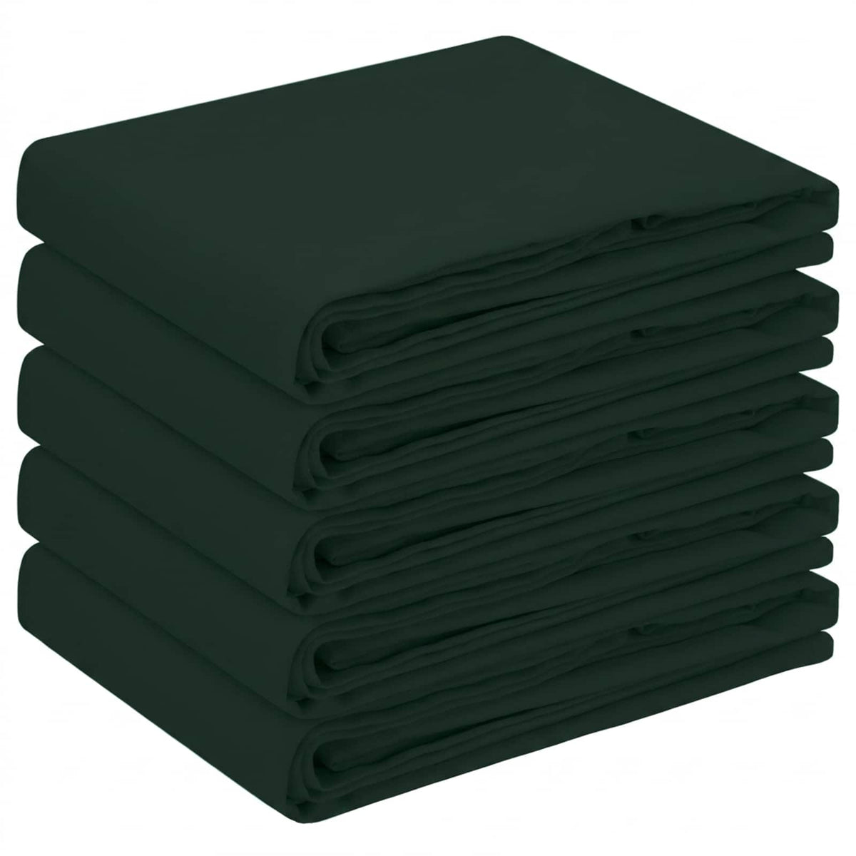 Table Cloth 5 pcs Rectangular Dark Green Polyester, image 2