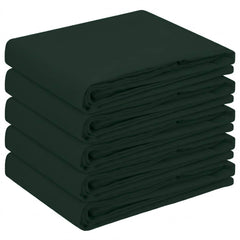 Table Cloth Polyester Rectangular 5 Dark green 110 x 140 cm