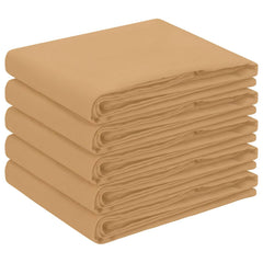 vidaXL Table Cloth 5 pcs Rectangular Beige 110 x 140 cm Polyester 2
