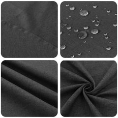 vidaXL Table Cloth 5 pcs Dark Grey 110 x 110 cm Square 6