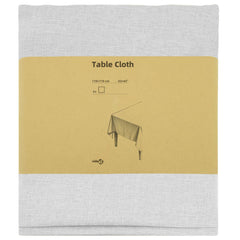Table Cloth Rectangular 5 pcs White 110 x 110 cm
