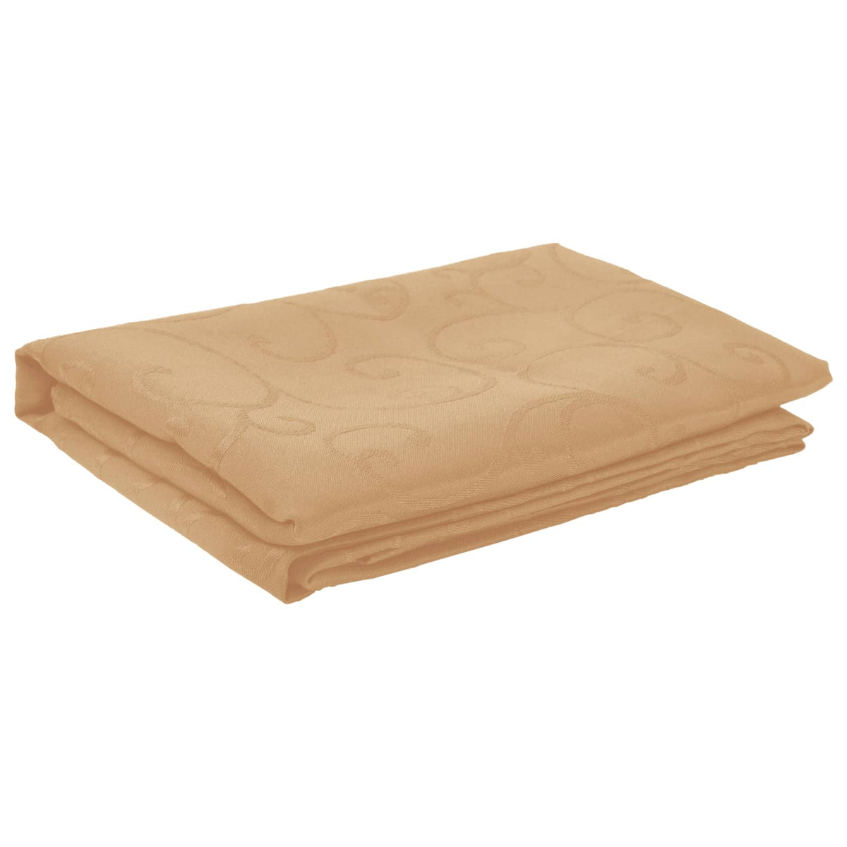 vidaXL Table Cloth 5 pcs Beige Dia. 140 cm Round 4
