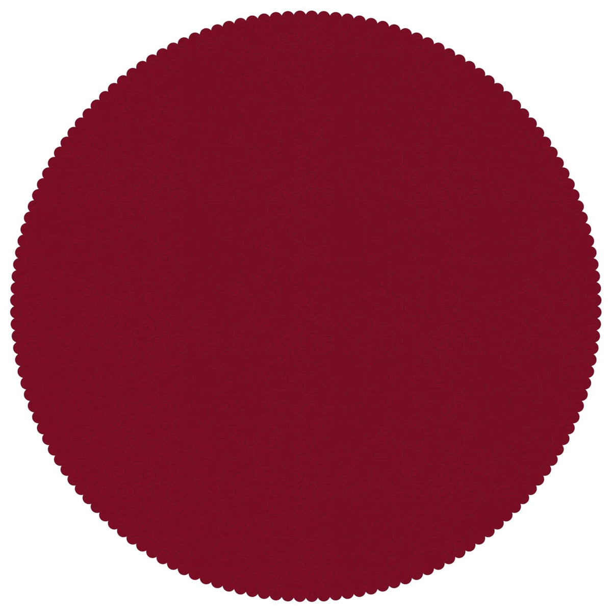 vidaXL Table Cloth 5 pcs Wine Red Dia. 140 cm Round 5