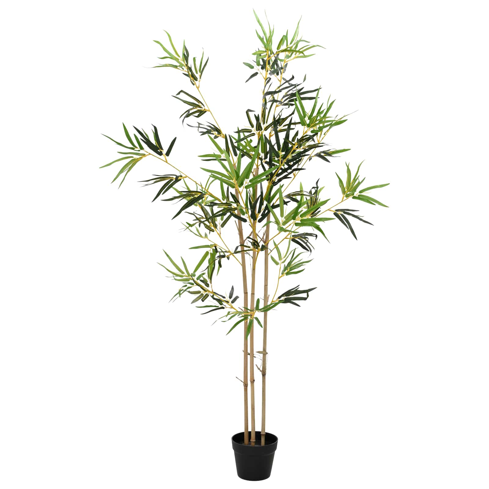 vidaXL Artificial Bambo Tree Green 55 x 16 x 150 cm Fabric and Bamboo 4