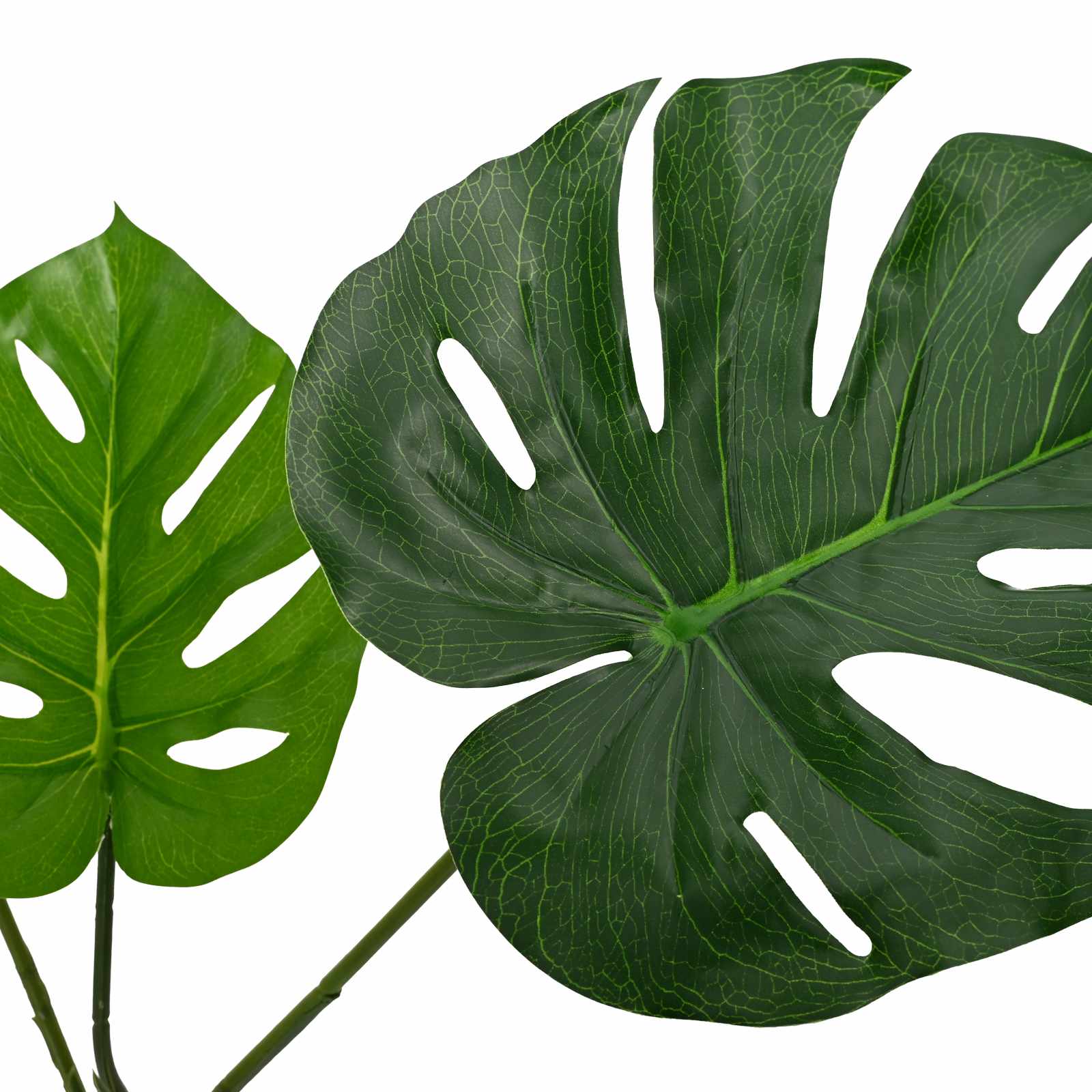 vidaXL Artificial Monstera Plant Green 70 x 16 x 130 cm 4