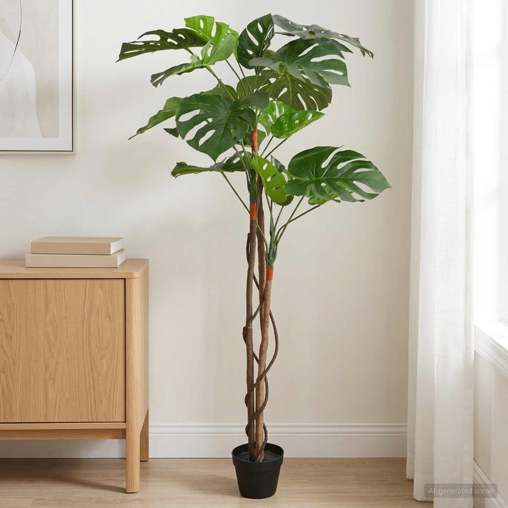 Artificial Monstera Plant Green 70 x 16 x 170 cm