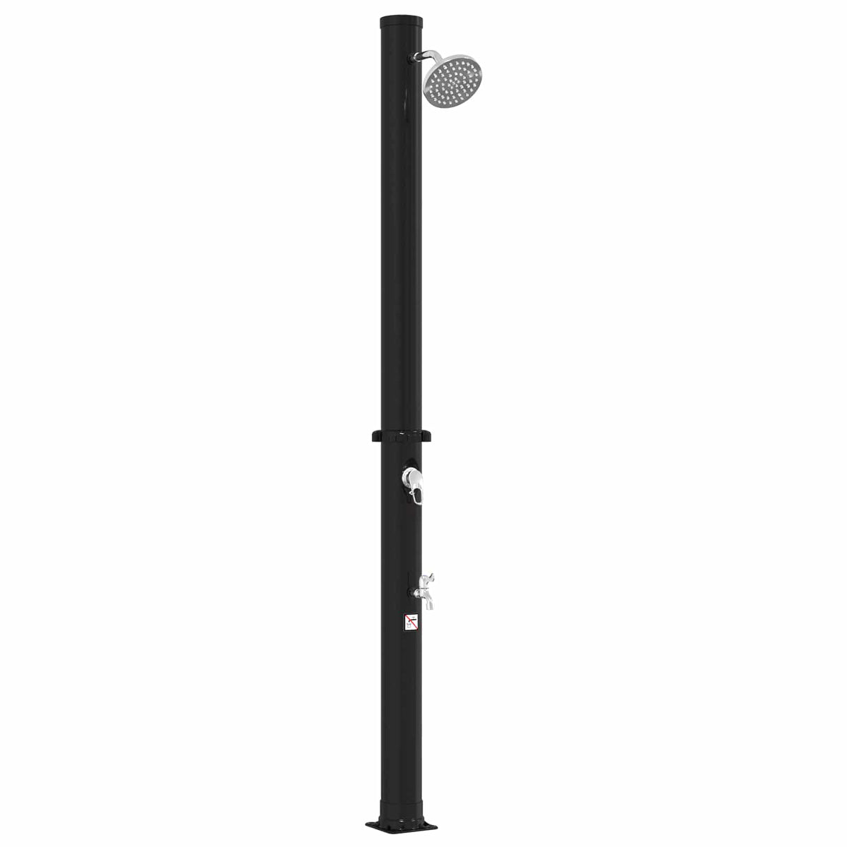 vidaXL Solar Shower with Shower Head and Faucet 20 L 2