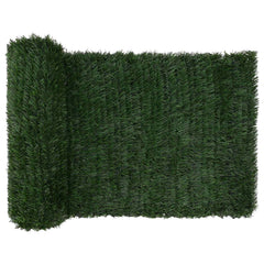 vidaXL Artificial Fence Dark Green 1 x 3 m PVC and Steel 2