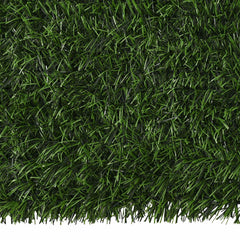vidaXL Artificial Fence Light Green 1.5 x 3 m PVC and Steel 4