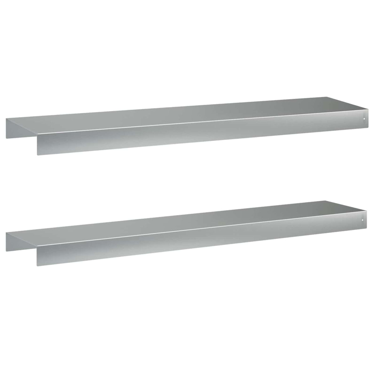 Garden Cover Profile 100 x 20 x 5 cm Steel 2 pcs Galvanised steel