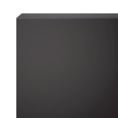 vidaXL Garden Cover Profile 2 pcs 100 x 5 x 15 cm Steel Black 6