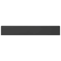vidaXL Garden Cover Profile 2 pcs 100 x 5 x 15 cm Steel Black 3