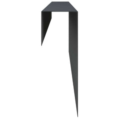 vidaXL Garden Cover Profile 2 pcs 100 x 5 x 15 cm Steel Anthracite 4