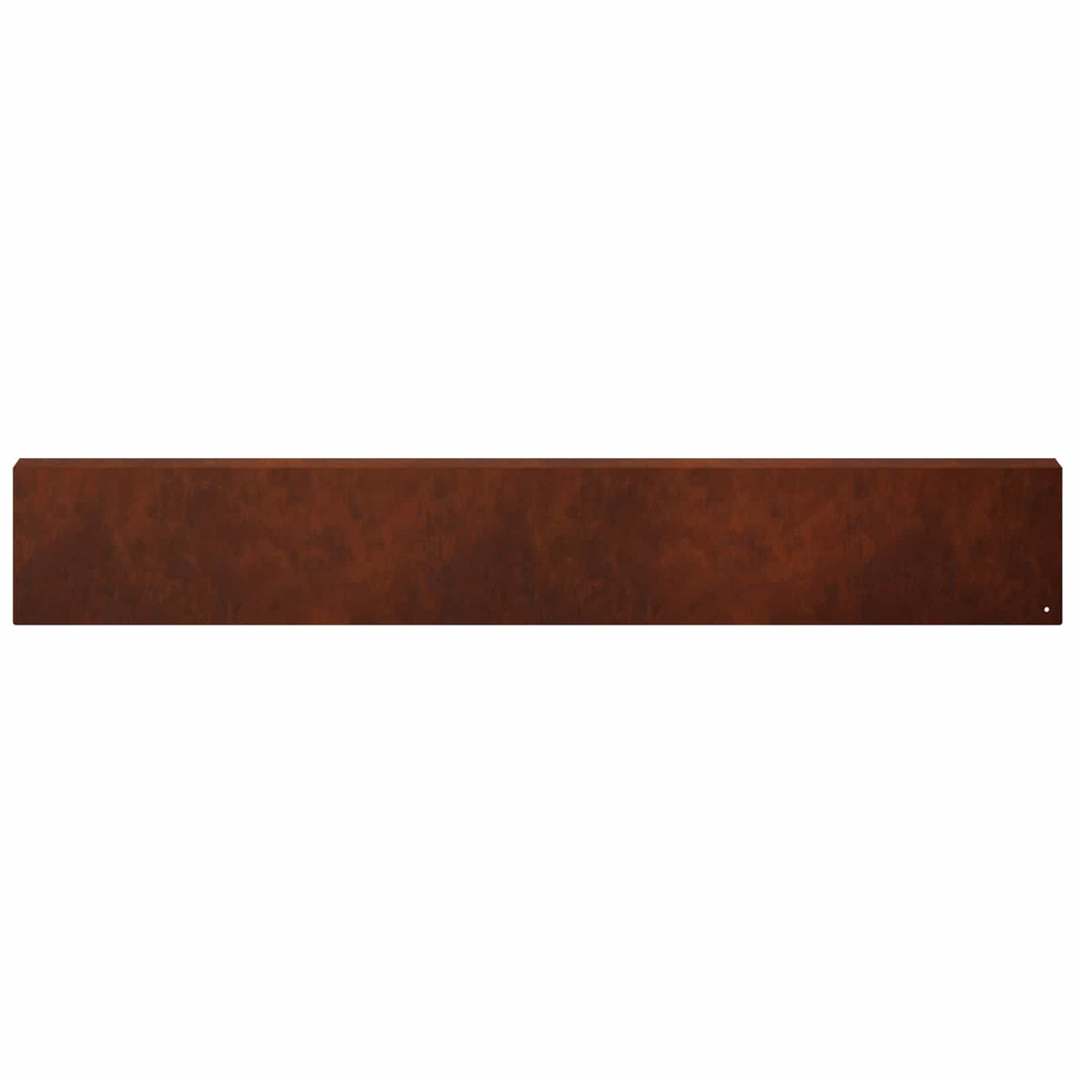 vidaXL Garden Cover Profile 2 pcs 100 x 5 x 15 cm Weathering Steel 4
