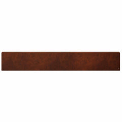 vidaXL Garden Cover Profile 2 pcs 100 x 5 x 15 cm Weathering Steel 4