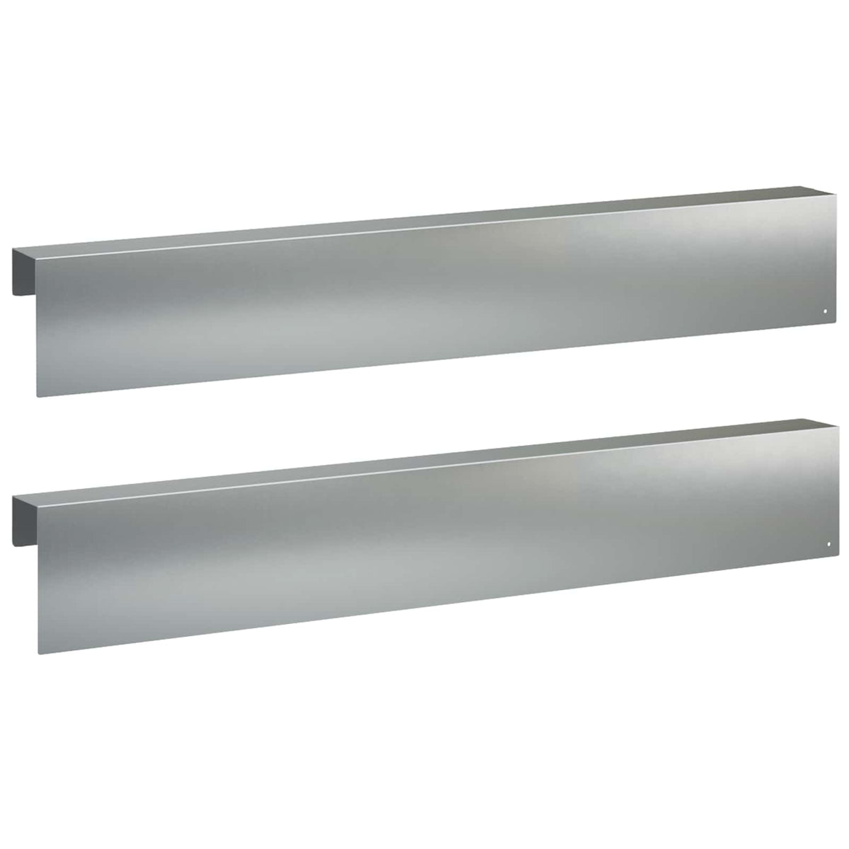 Garden Cover Profile 2 pcs Galvanised Steel, image 2