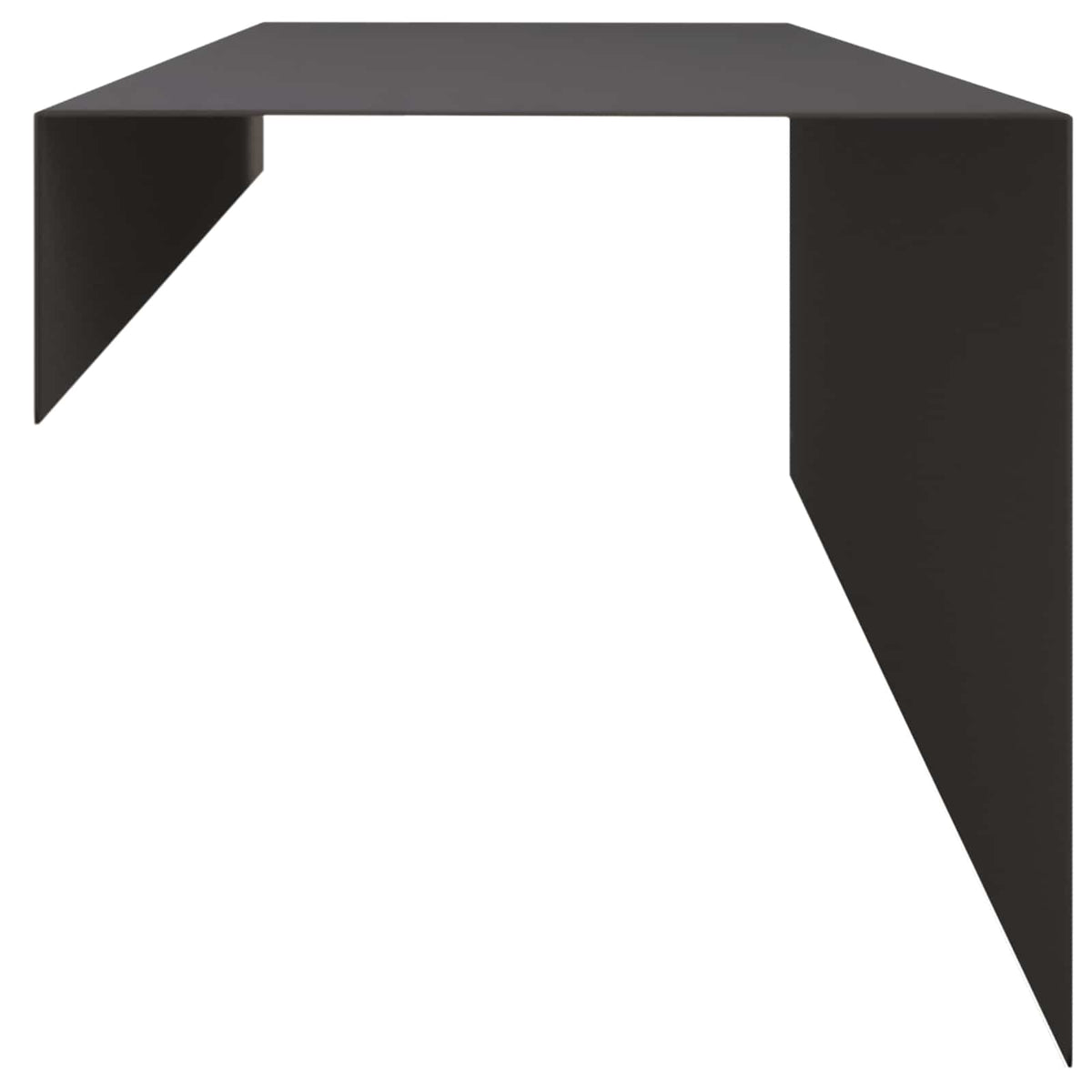 Garden Cover Profile 100 x 20 x 15 cm Steel 2 pcs Black