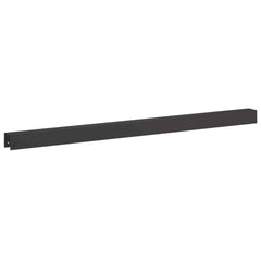 Garden Cover Profile 100 x 5 x 5 cm Steel 10 pcs Black