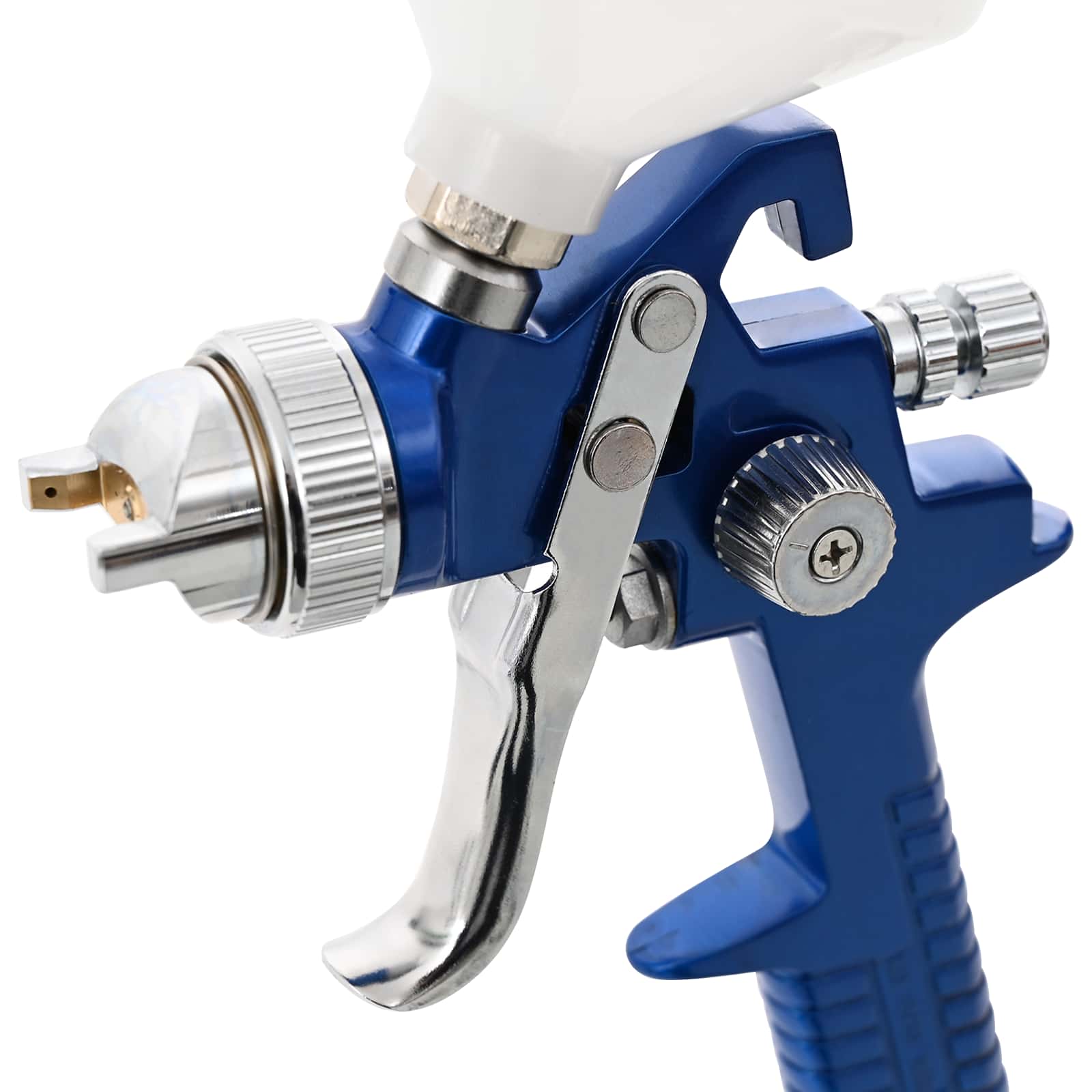 vidaXL HVLP Paint Spray Gun Kit 600 ml Cup 1.3/1.7/2.0 mm Nozzles 5