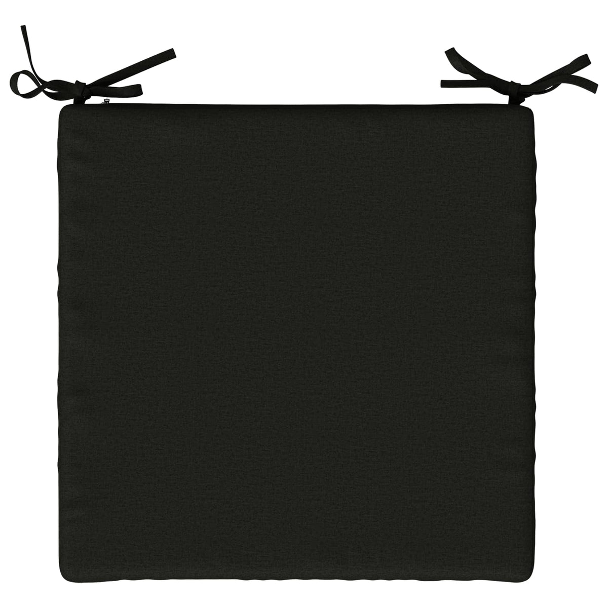 vidaXL Seat Cushions SOEST 4 pcs 100% Polyester Black 45 x 45 x 7 cm 6